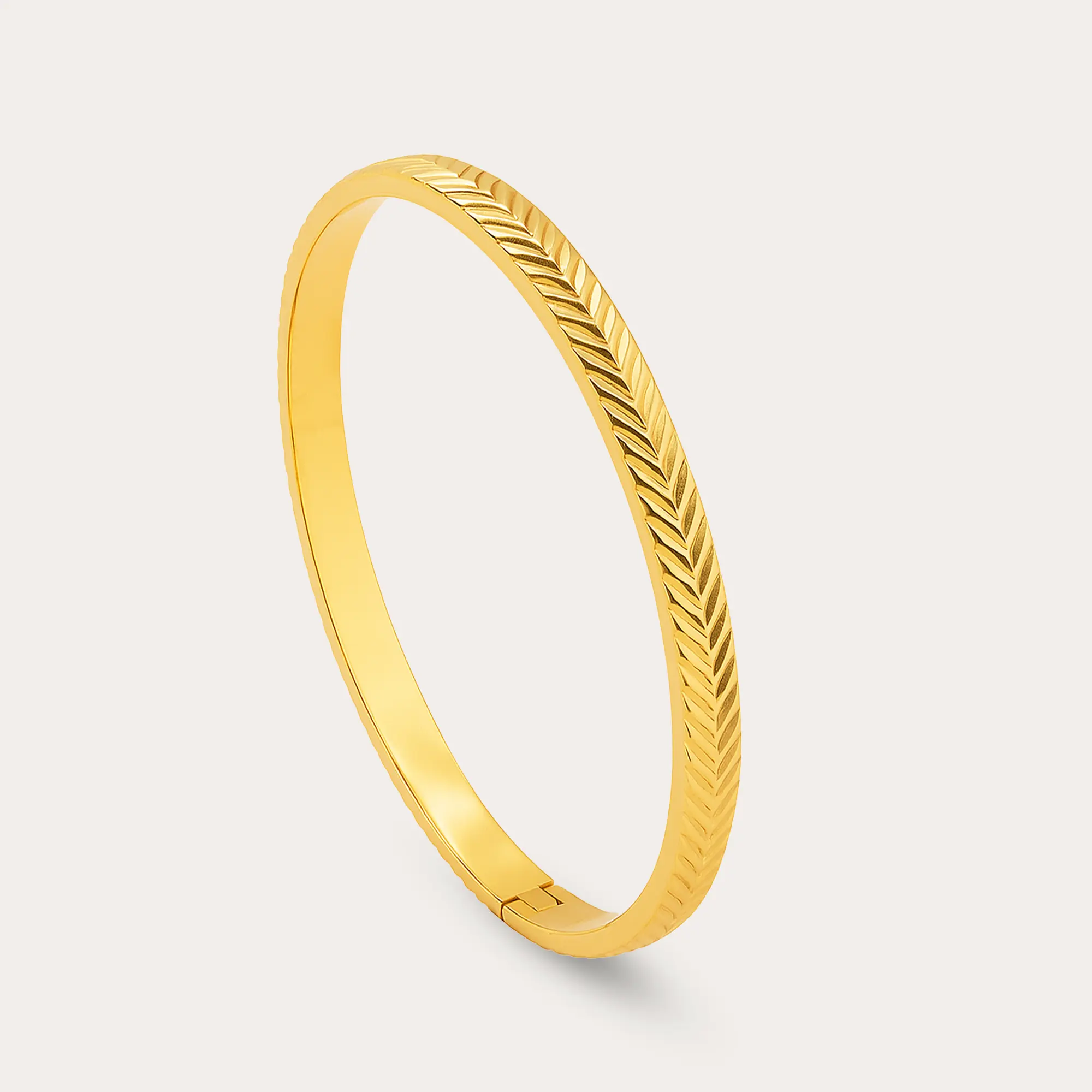 Chunky Gold Ladder Bracelet - Main
