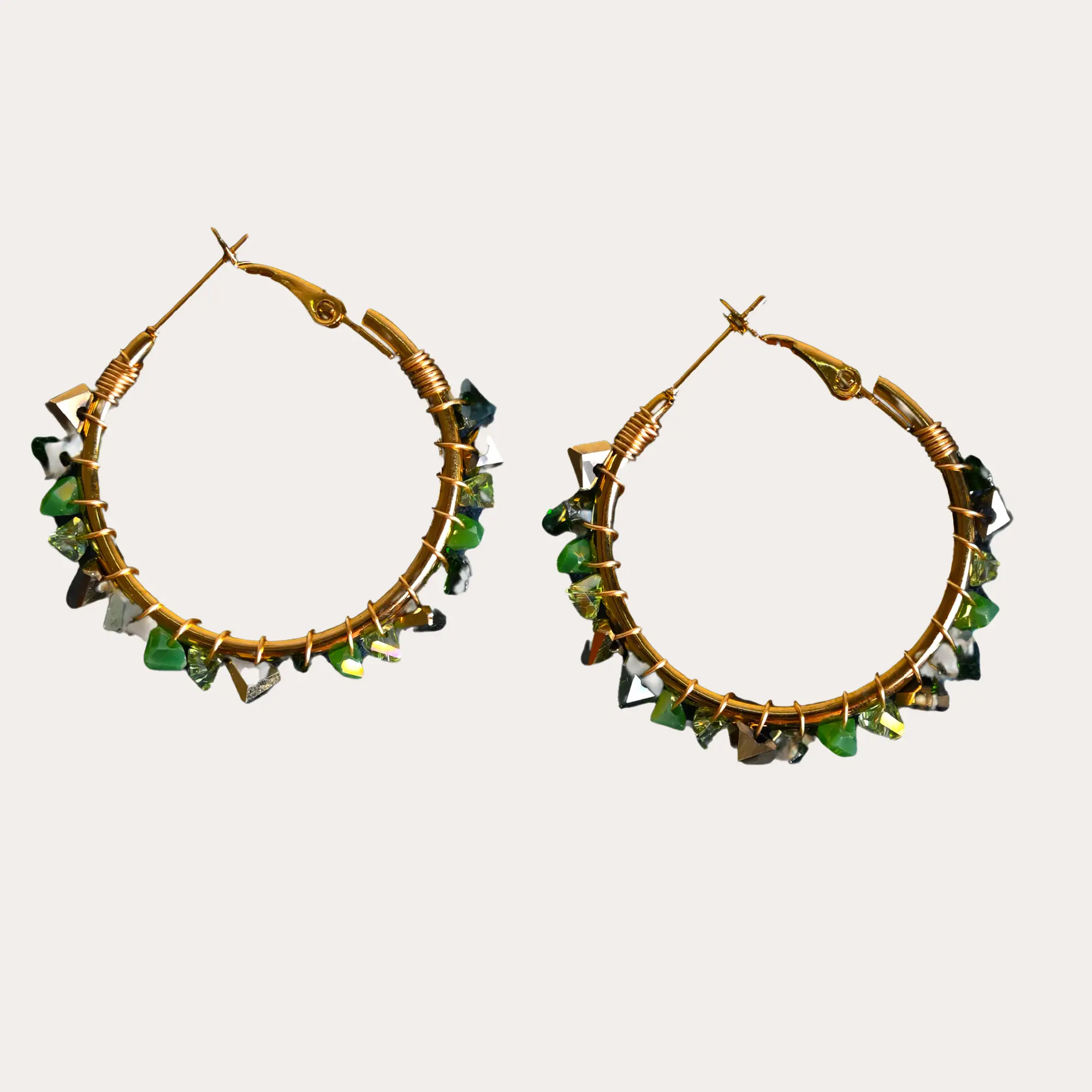 Green Stone Earring - Main