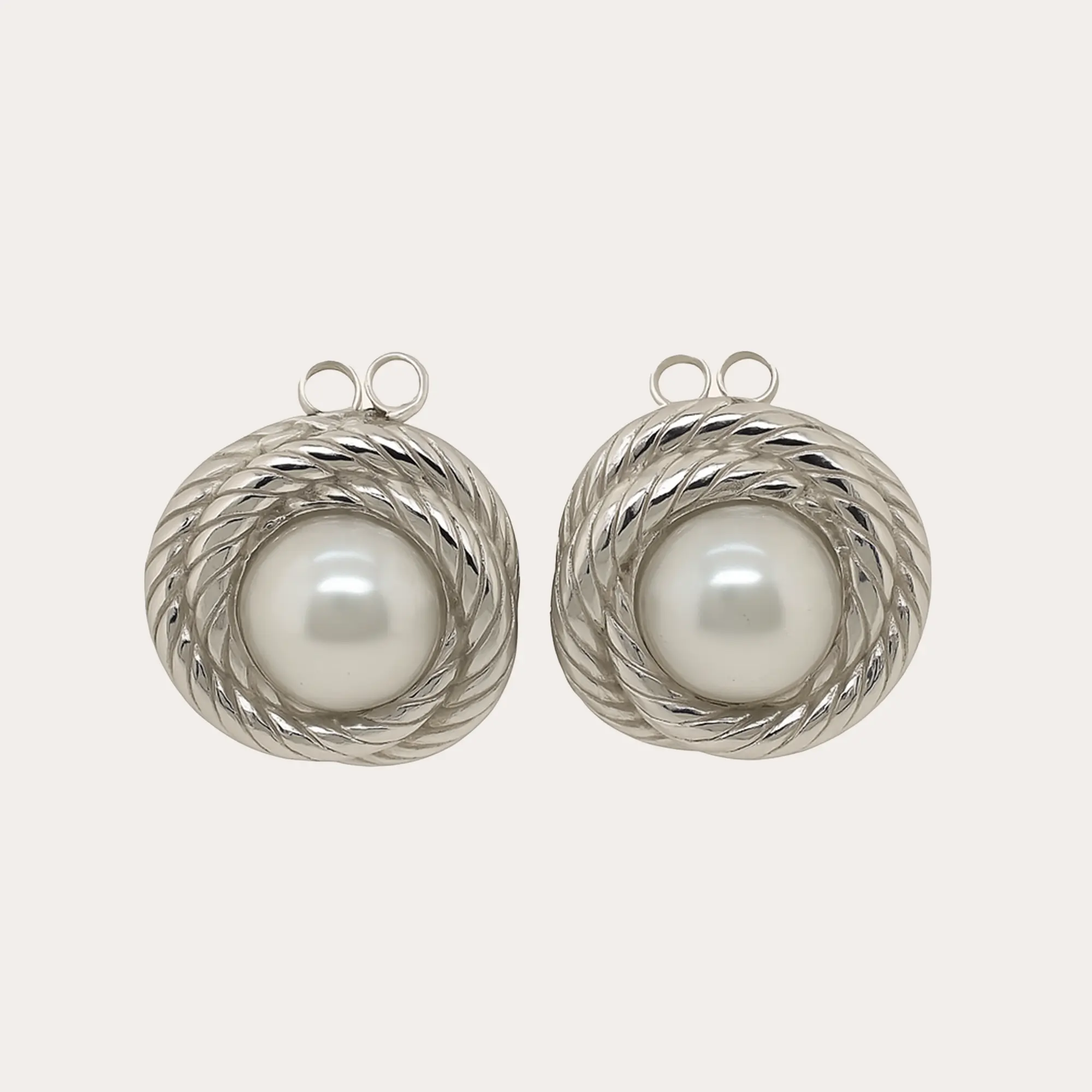 Silver Pearl Earring - Main