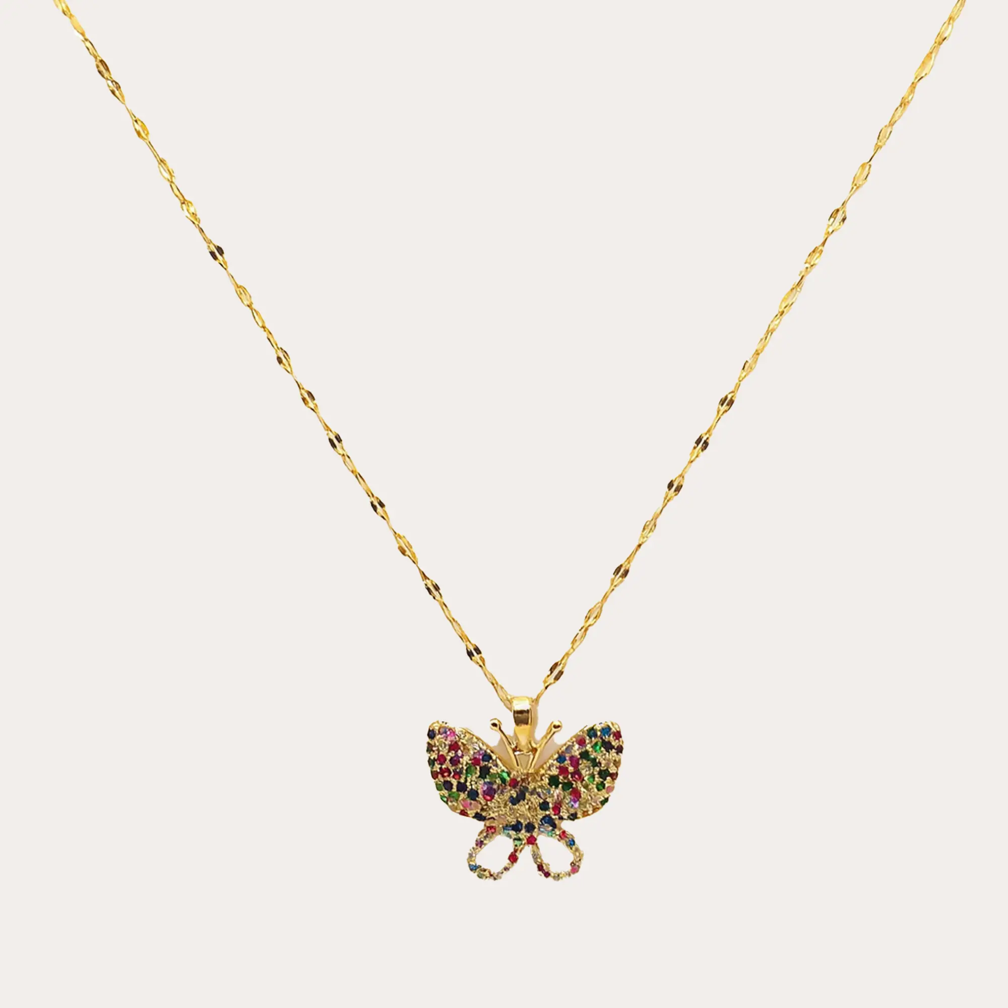 Butterfly Layered Necklace